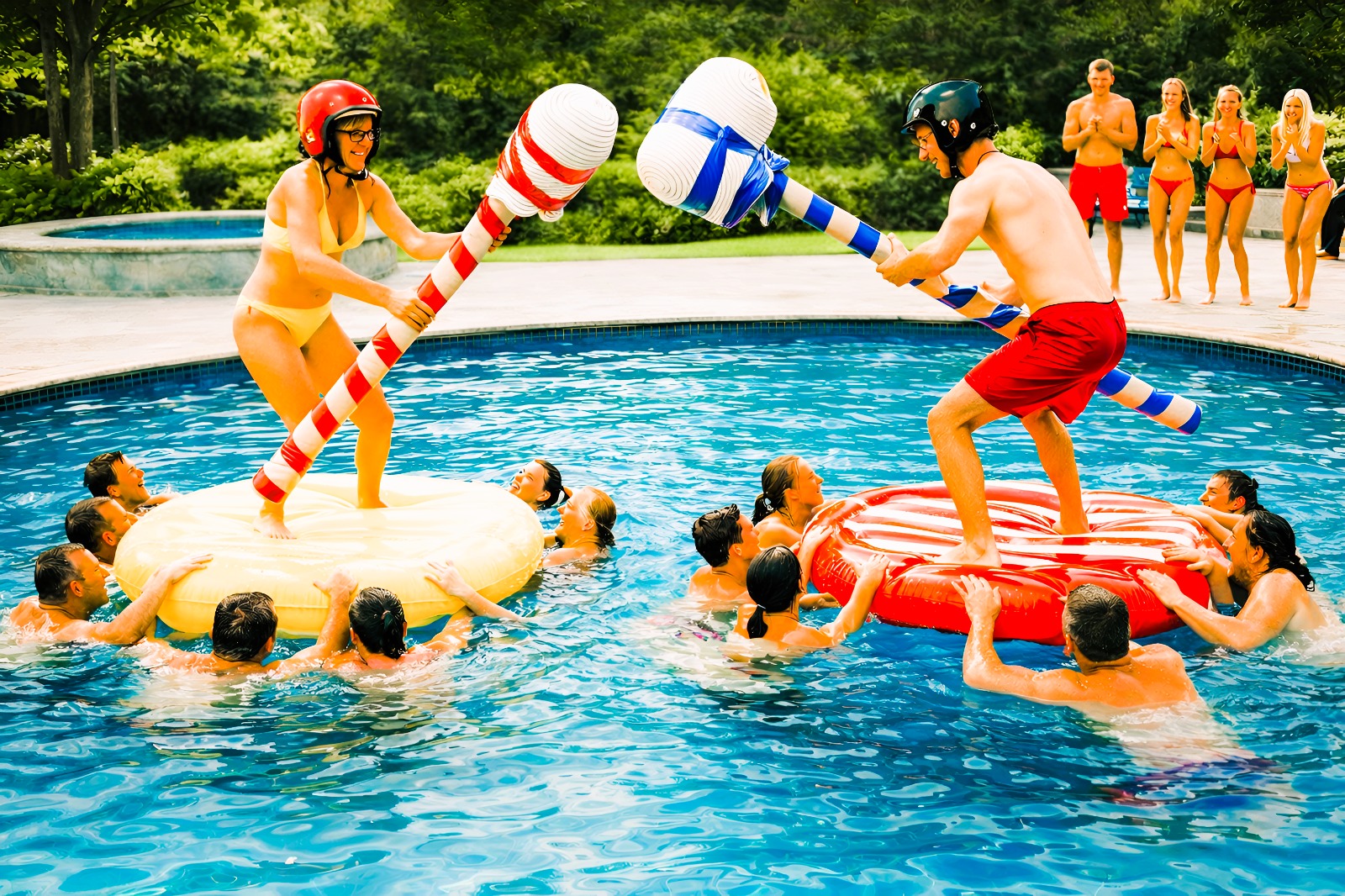 აუზის ჩელენჯი - ფოტო გალერეიდან