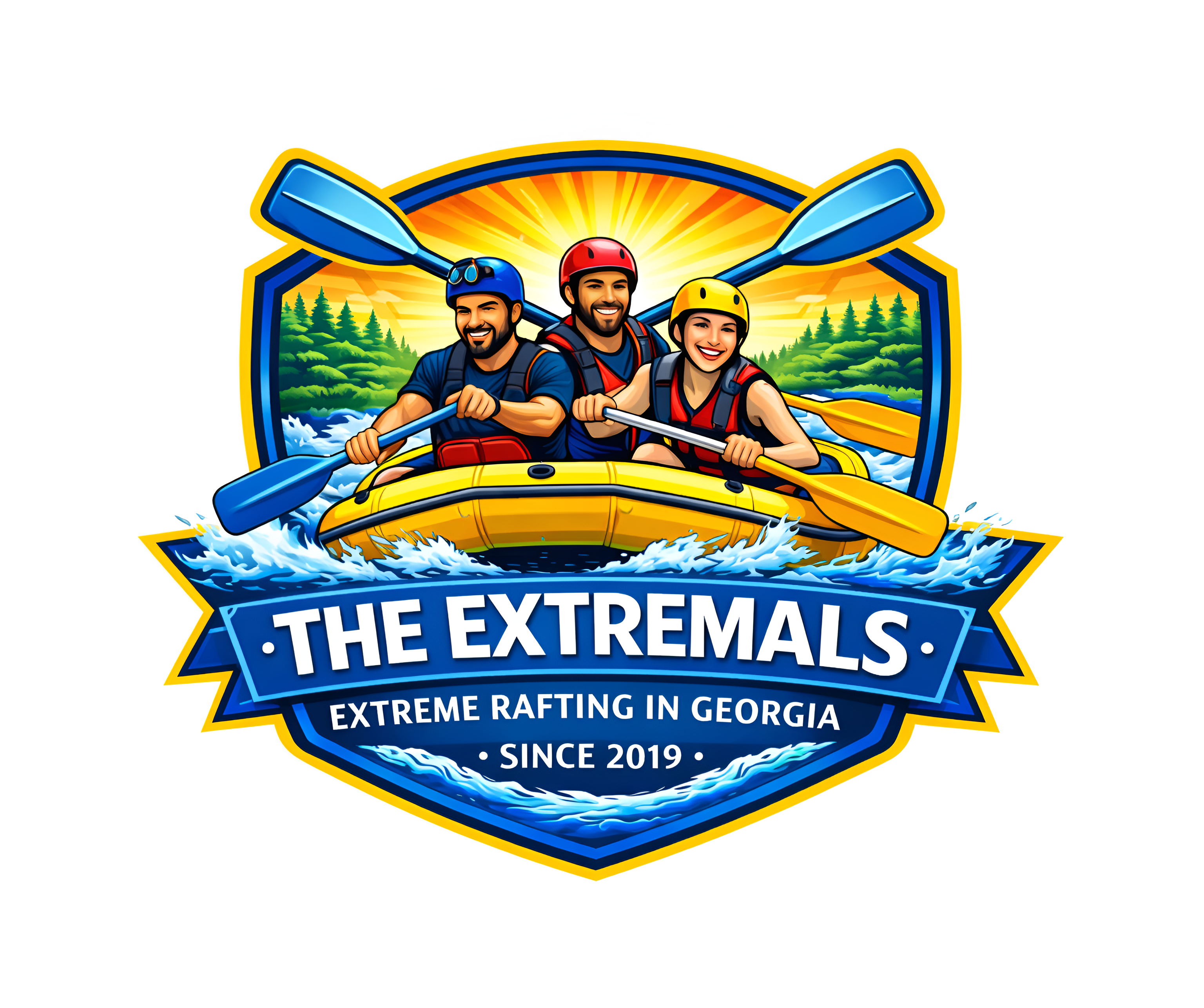 ექსტრემალური ჯომარდობა საქართველოში - Extreme Rafting Georgia Logo